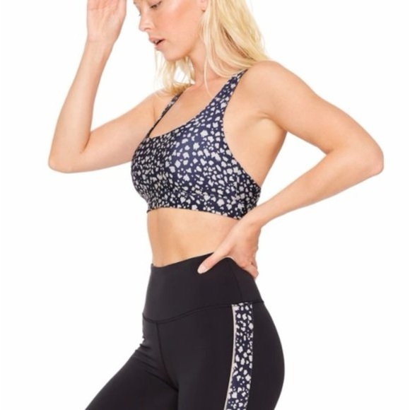 Jessica Simpson Slimtek High Waisted Black Animal Print Leggings NWT Size M - Picture 4 of 15